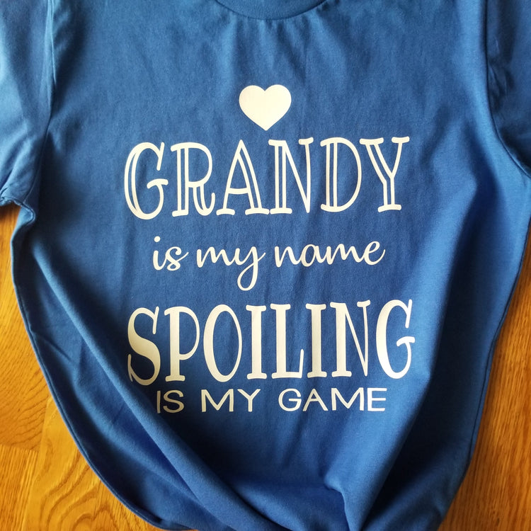 Grandparent shirt personalized with your special grandparent name