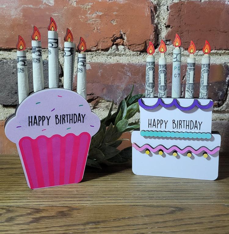 Birthday Cake Money Holder