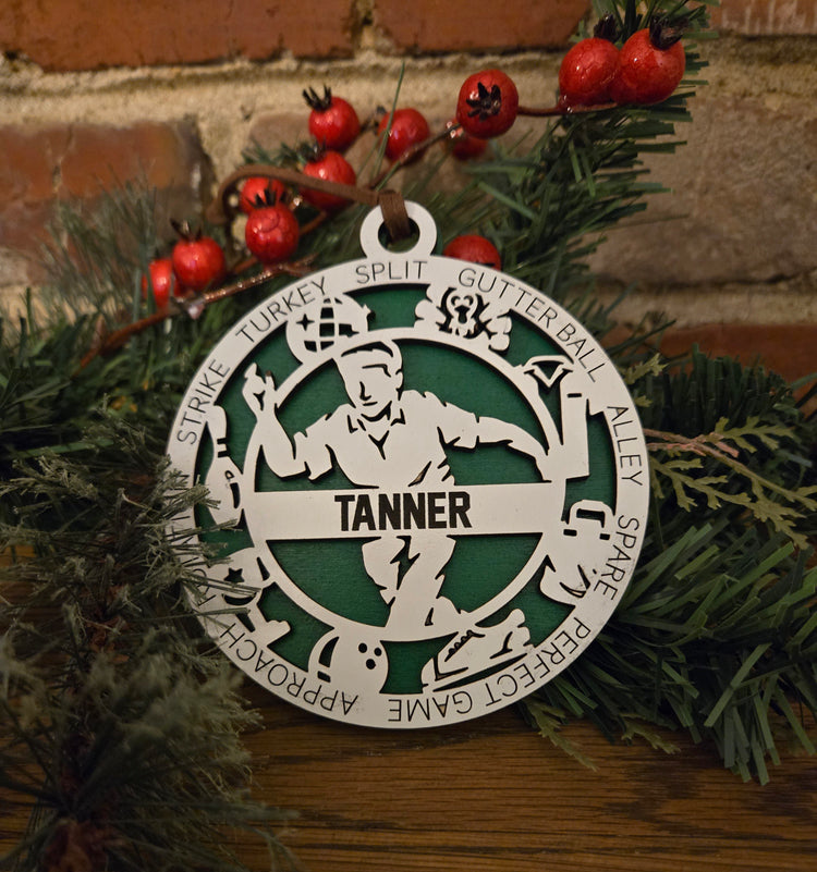 Bowling ornament