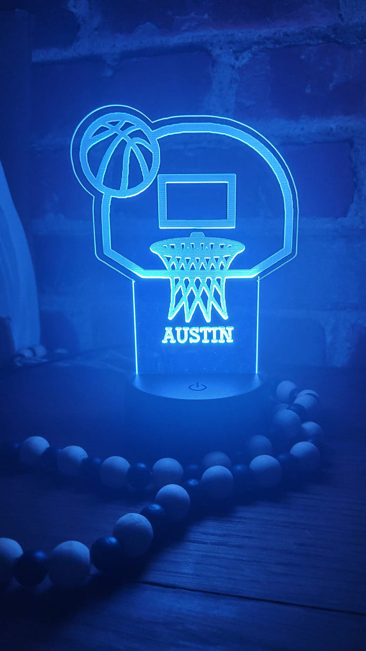 Color Changing night light basketball personalized