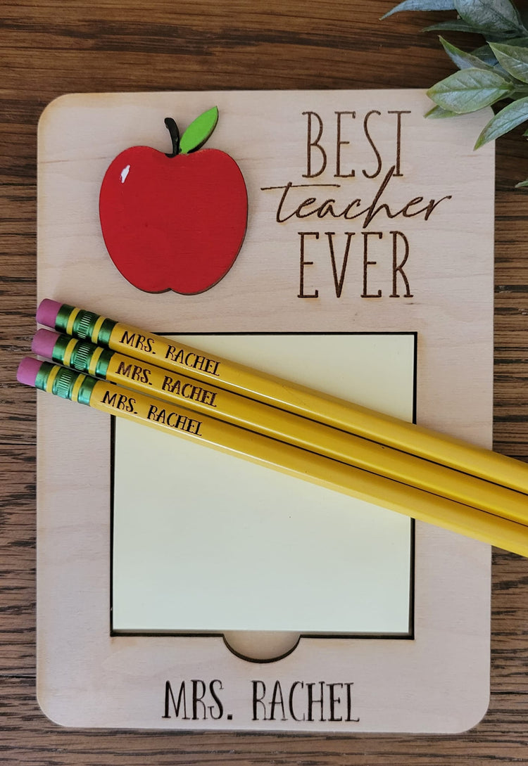 Teacher sticky note holder