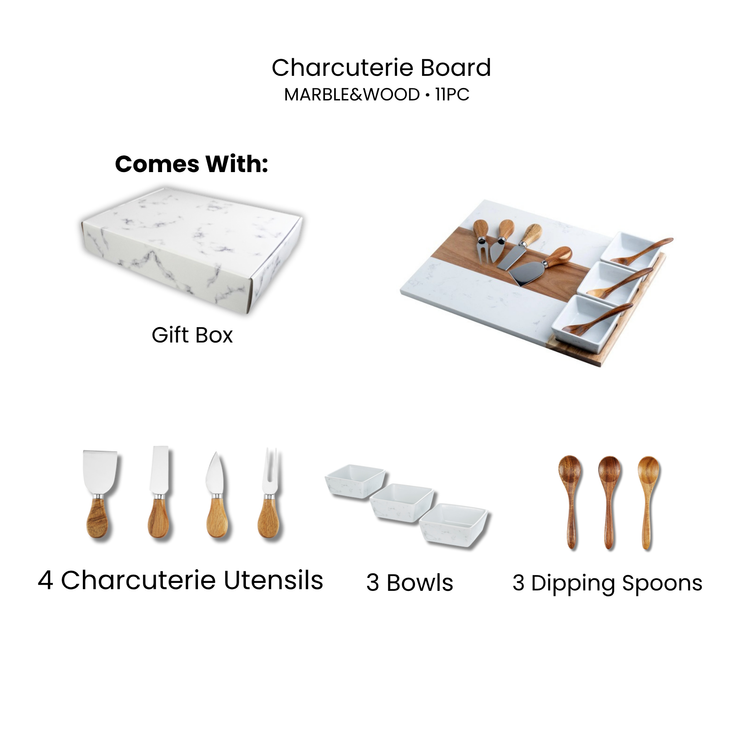 Personalized Charcuterie Board Set