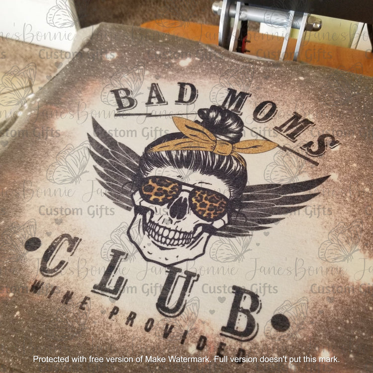 Bad Moms bleached super soft t-shirt