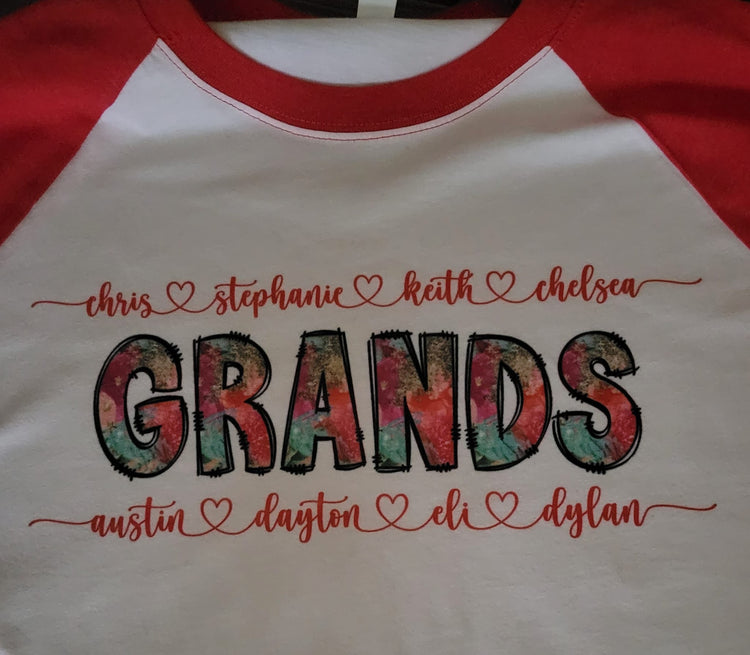 Grands raglan t shirt