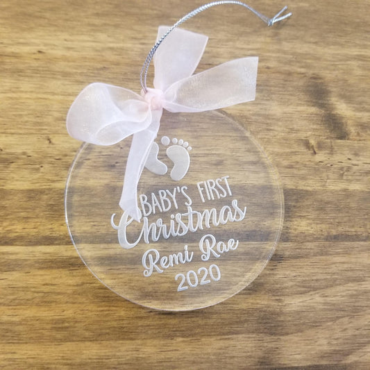 Baby's First Christmas Acrylic ornament