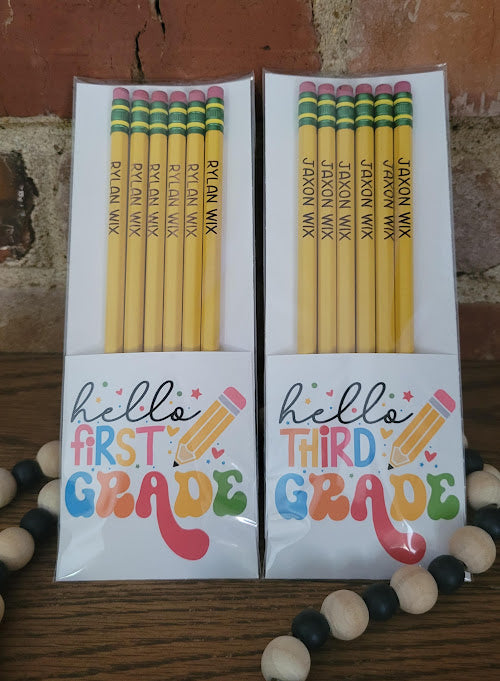 Personalized pencils