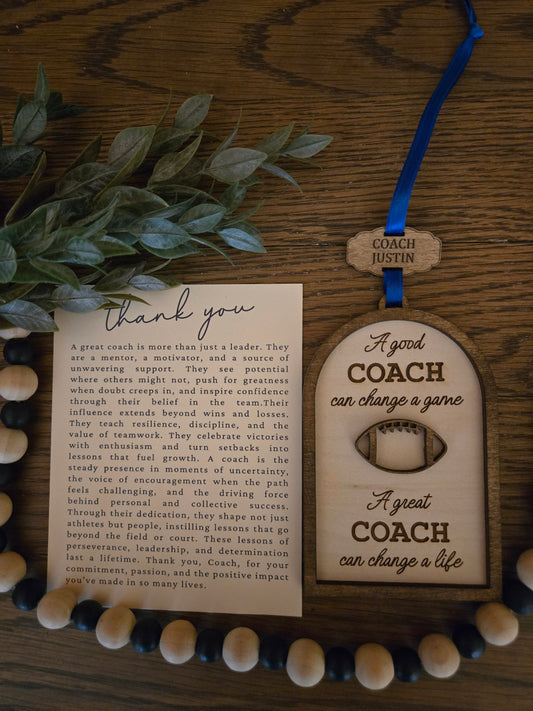 Coach ornament/car charm