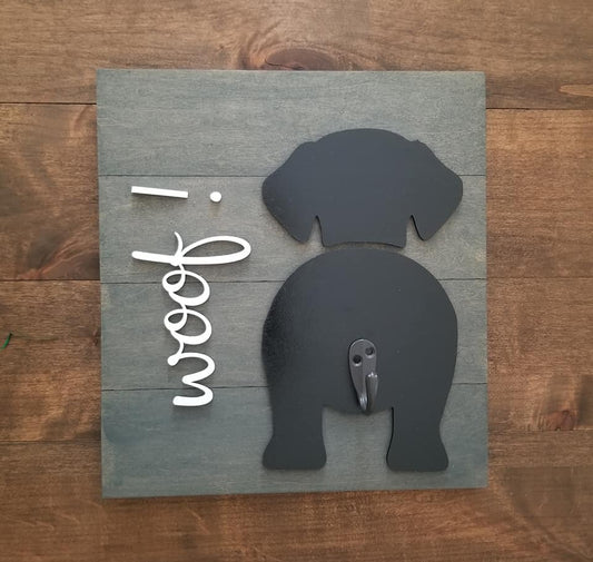 Personalized Leash hanger